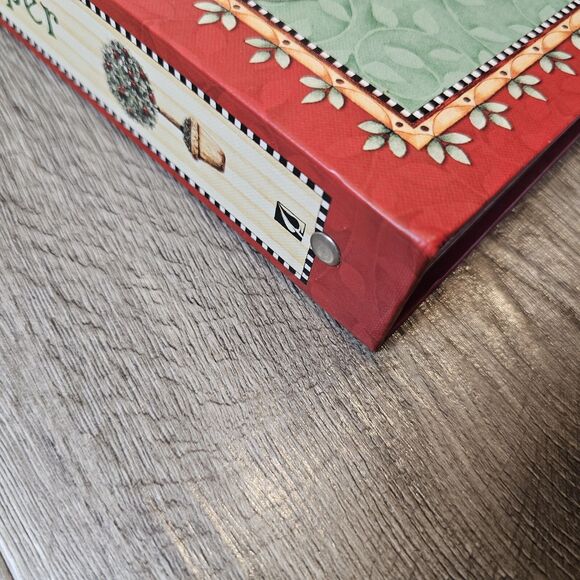 Karla Dornacher Recipe Keeper 3 Ring Binder with Tabs Country Quaint Cook Gift - Picture 3 of 13